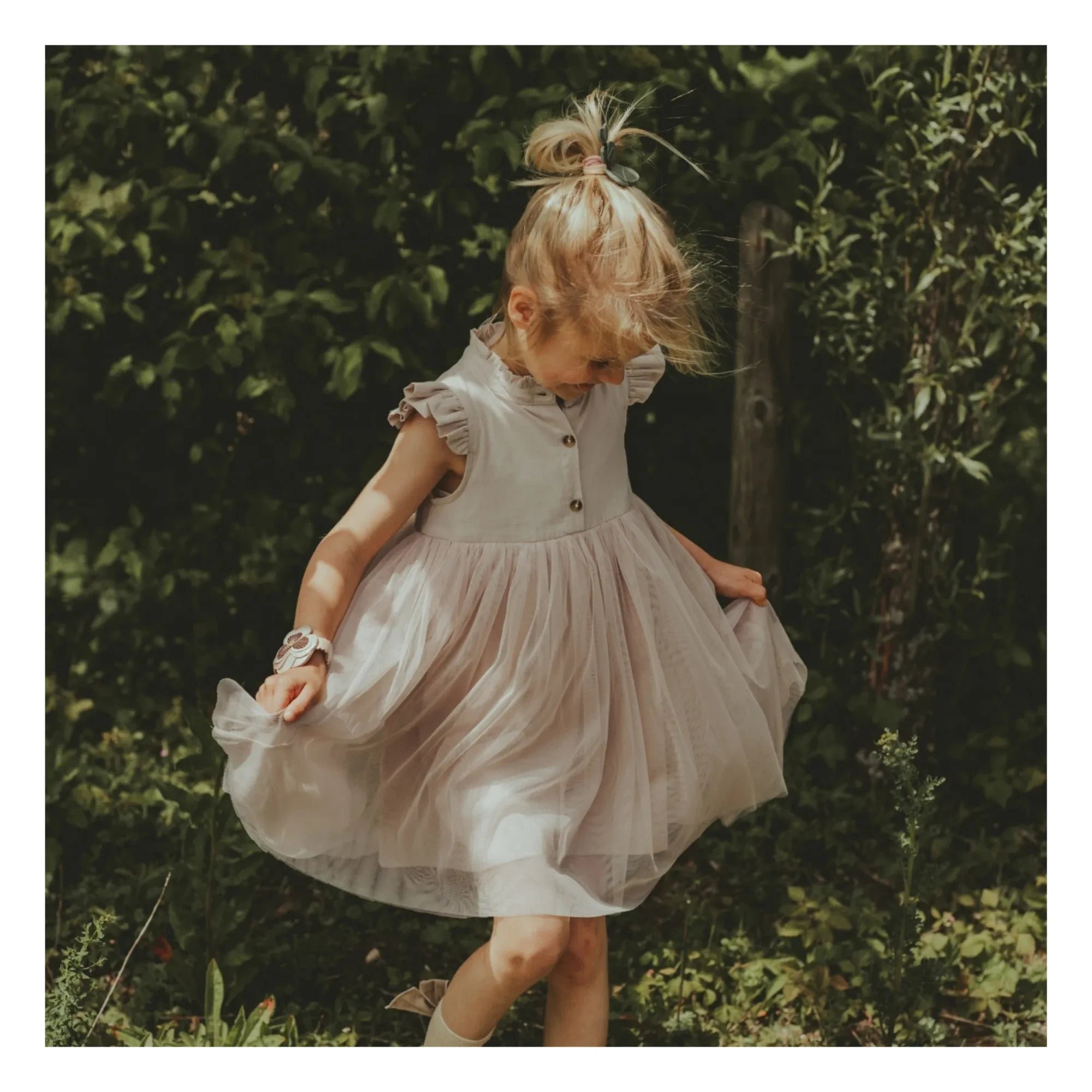Donsje - Fleurance Kleid aus Baumwolle und Tüll | Hellrosa