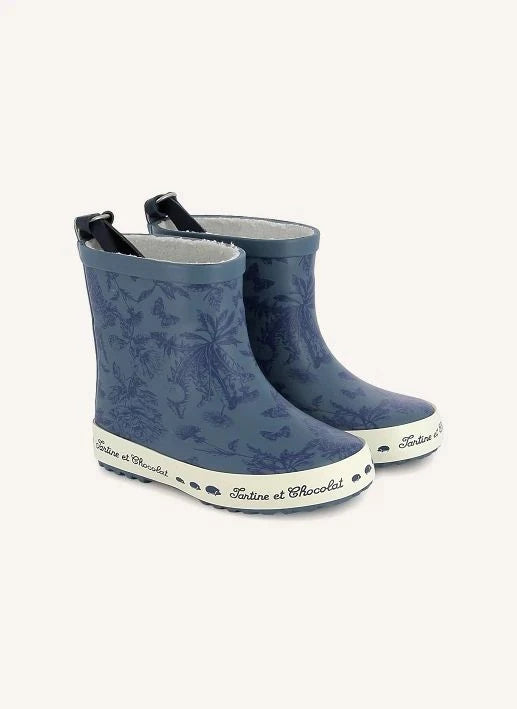 Tartine et Chocolat - Féerie Welly Regenstiefel | Blau