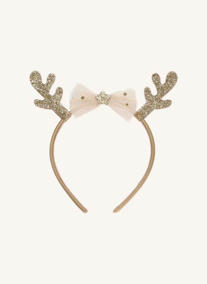 Rockahula Kids - Glitzer Renntier Haarband | Gold