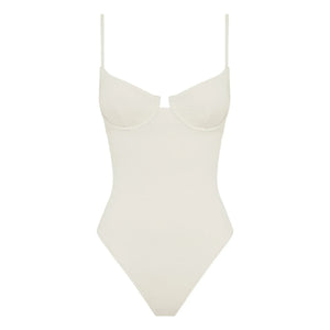 Peony – Quintessential Recycled Fiber 1-Teiliger Jersey | Weiß