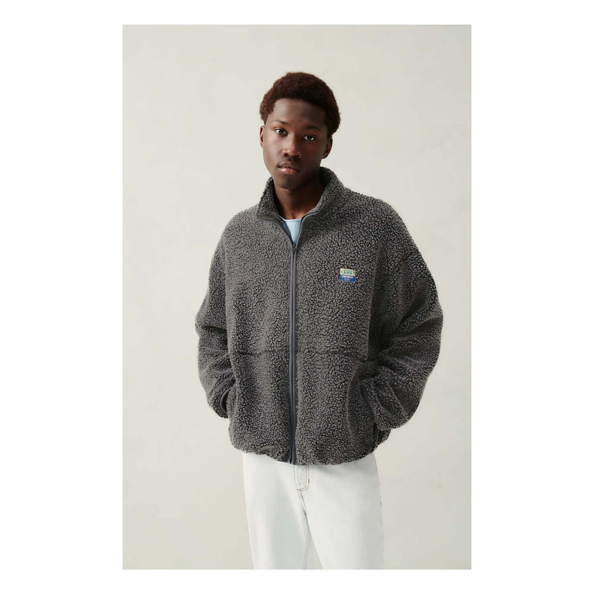American Vintage - Hoktown Recycelte Faser Jacke | Anthrazit