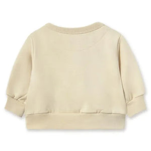 Tinycottons – Bio-Pamuk-Teddybär-Sweatshirt | Creme