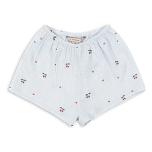 Konges Sløjd - Hellblaue Bio-Baumwoll-Shorts | Coconut Cherry