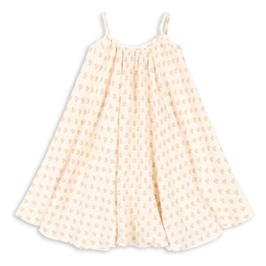 Konges Sløjd - Kokosnuss Bio-Baumwoll Bandeau-Kleid | Hellrosa