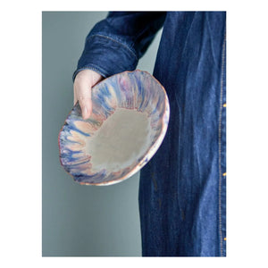 Bloomingville - Amalia Steingut Teller | Blau