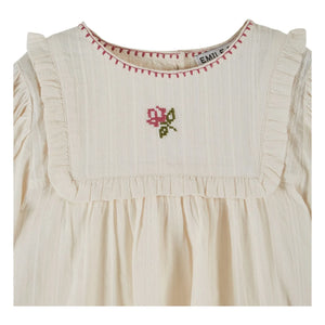 Emile et Ida - Bestickte Bluse | Creme