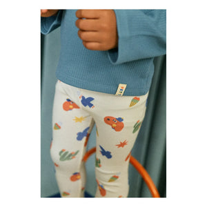 Petit Stella - Legging Puppies | Krem