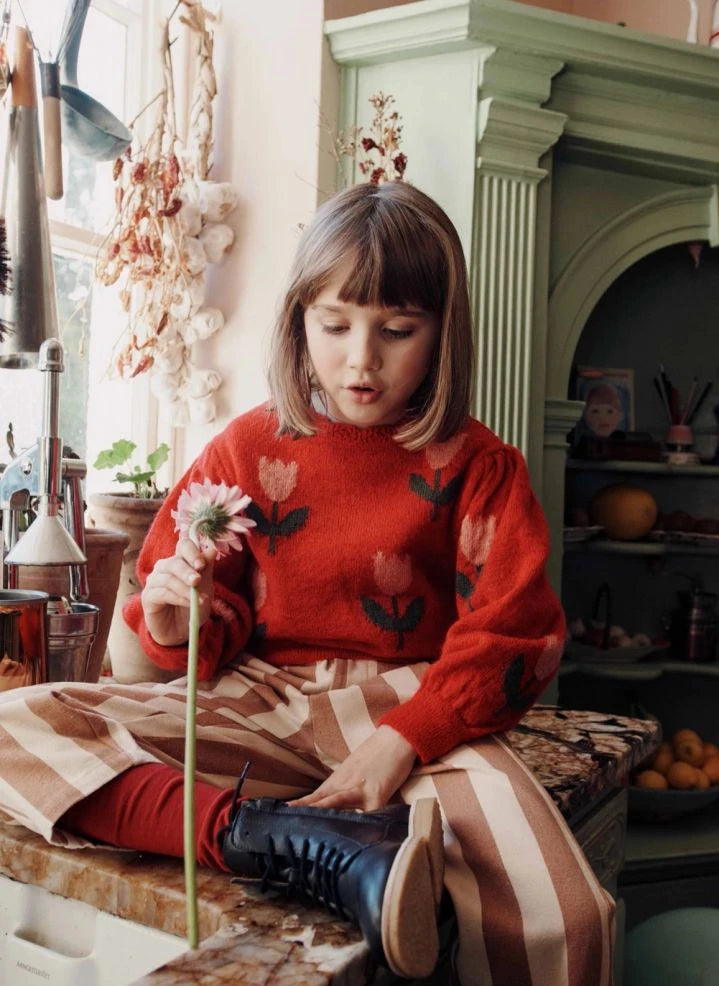 Emile et Ida - Mohair Lale Pullover | Rot