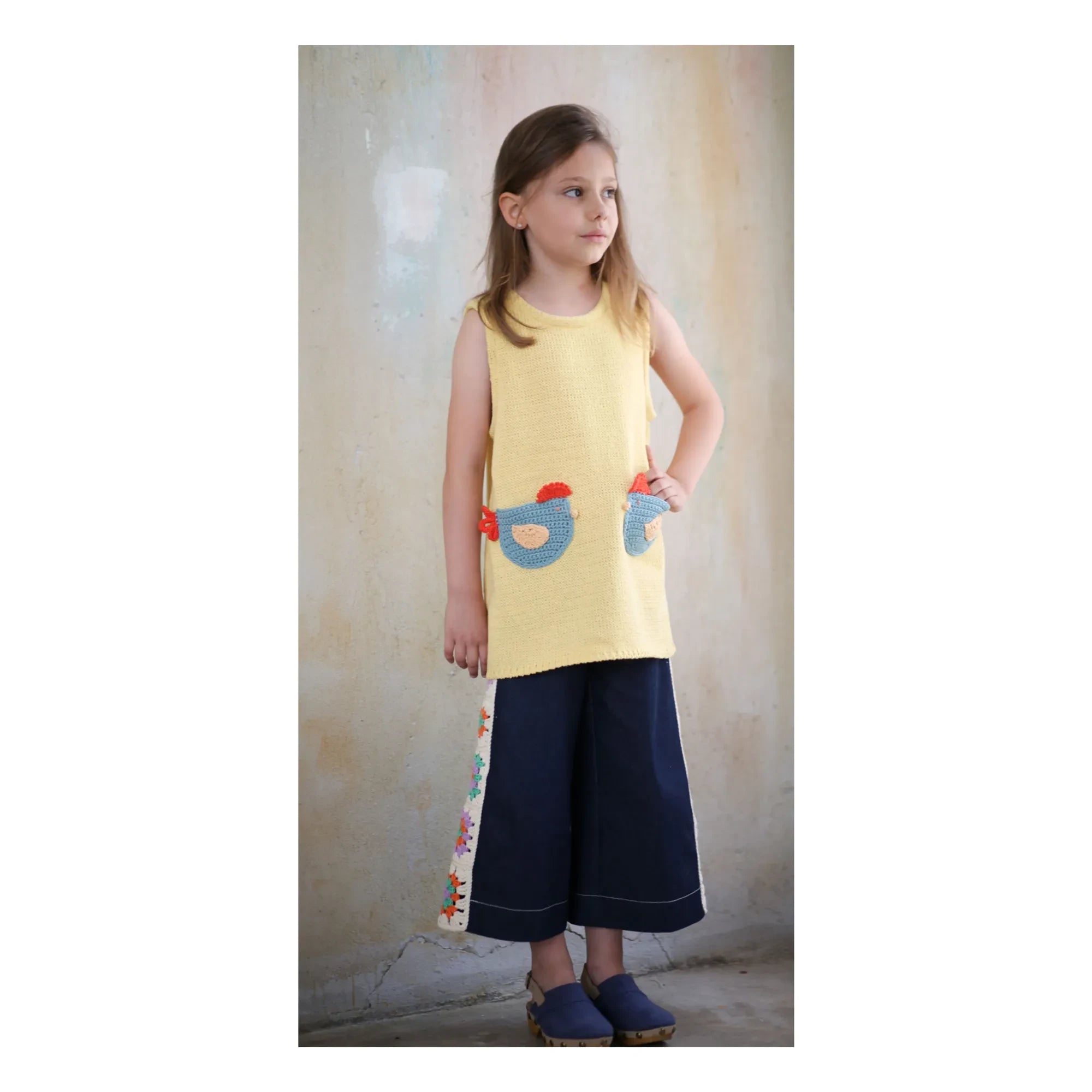 Kalinka - Arda Maille Kleid | Gelb