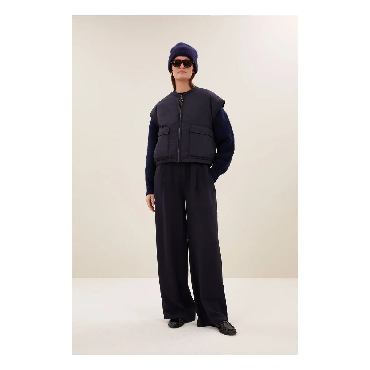By Bar - Gio Ärmellose Jacke | Dunkelblau