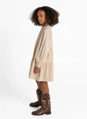 Hundred Pieces - Esperas Etoiles Kleid | Beige