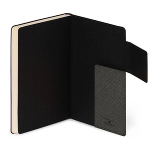 Legami - Gestreiftes Notizbuch, Monochrom Weiche Abdeckung - Tiefgrafit - Mein Notizbuch