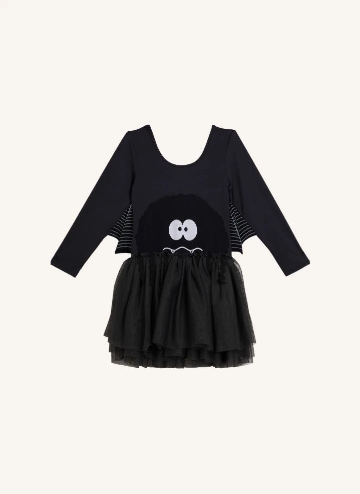 Stella McCartney Kids - Tüll-Spinnenkleid | Schwarz
