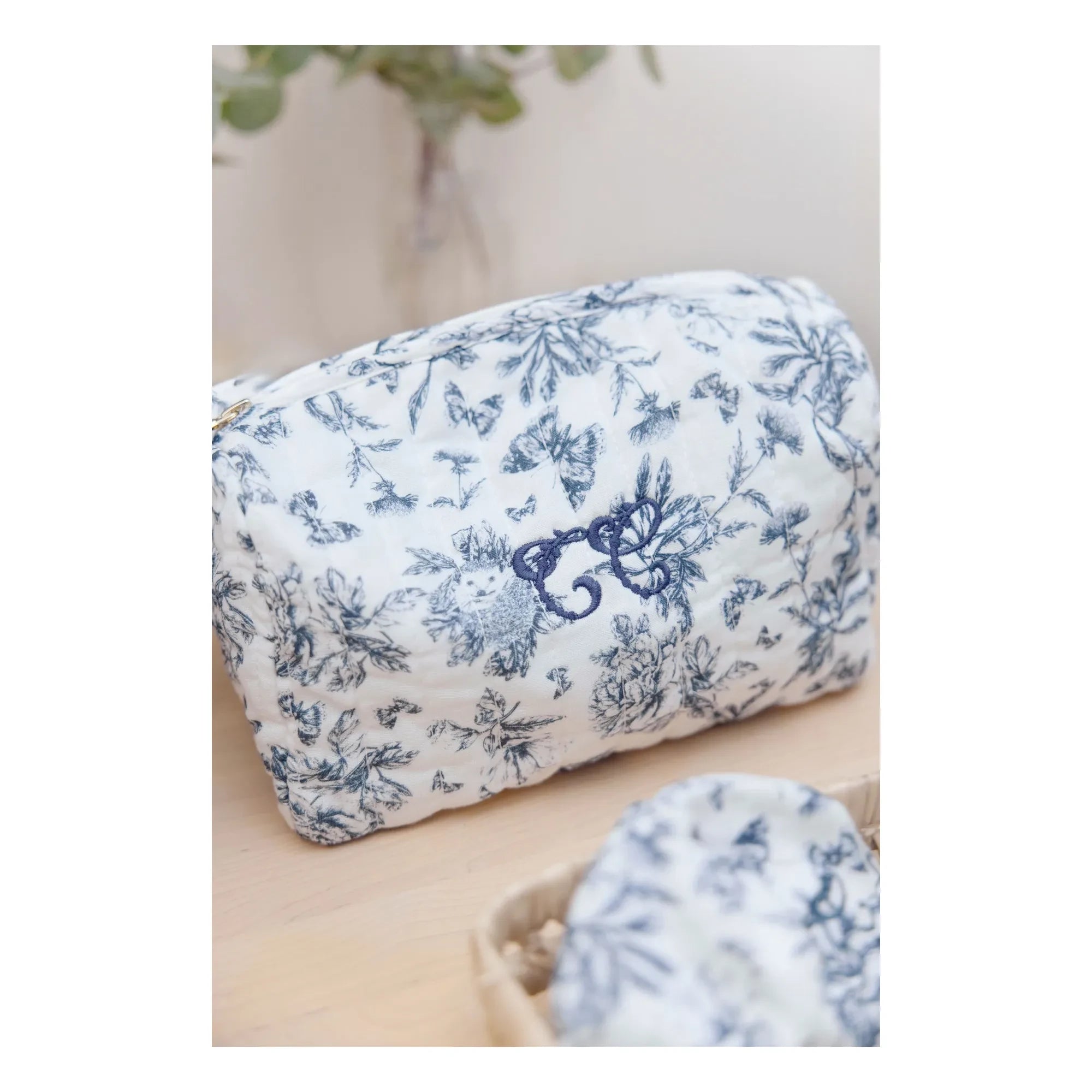 Tartine et Chocolat - Kulturtasche Toile de Jouy | Marine