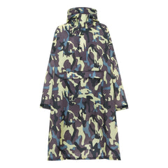 Rainkiss - Camouflage Wasserdichter Poncho | Camel