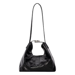 BY FAR – Bea Tasche aus genarbtem Leder | Schwarz