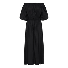 Matteau - Voluminöses Trägerkleid | Schwarz