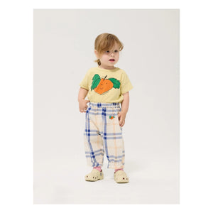 Bobo Choses - Karierte Hose aus Bio-Baumwolle | Ecru