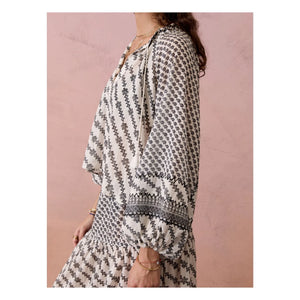 Boteh - Levante Bluse | Grau