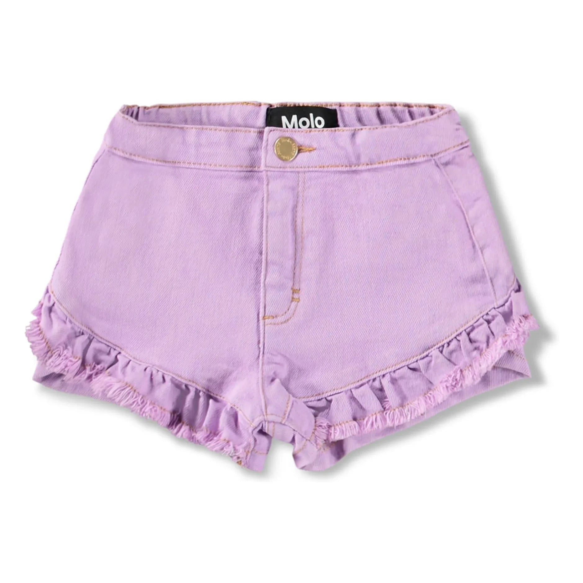 Molo - Agnetha Jeans-Rüschenshorts | Lila