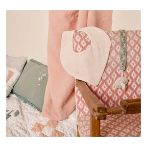 Editions Aimable - Bandana Brigitte - 2'li Set | Raspberry Stripes Poplin