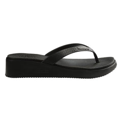 Havaianas - Zehentrenner mit Plateau-Absatz | Schwarz