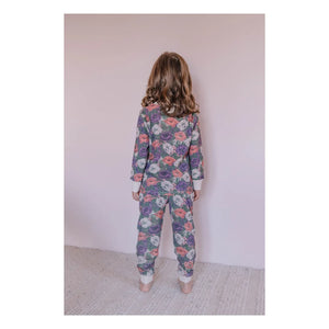 Studio Bohème - Dodo Flowers Organik Pamuk Pijama | Mor