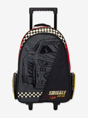 Smiggle - Pit Stop Işıklı Tekerlekli Çekçekli ve Sırt Çantası