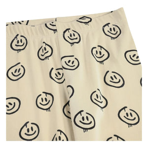 Molo - Lue Smiley organik pamuklu pijama | Soluk sarı