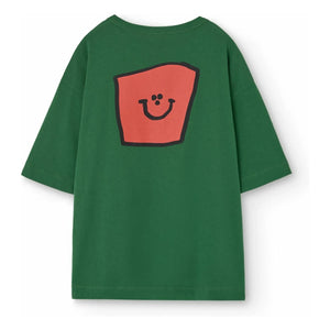The Animals Observatory - Collie Sourire T-Shirt Bio-Baumwolle | Chromgrün