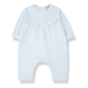 1+ in the family - Pointelle Margot Strampler | Hellblau