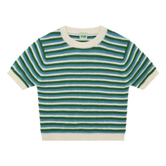FUB - Bio-Baumwolle Feines Netzgewebe T-Shirt | Grün