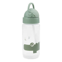 Done by Deer - Trinkflasche Croco - 350 ml | Salbeigrün