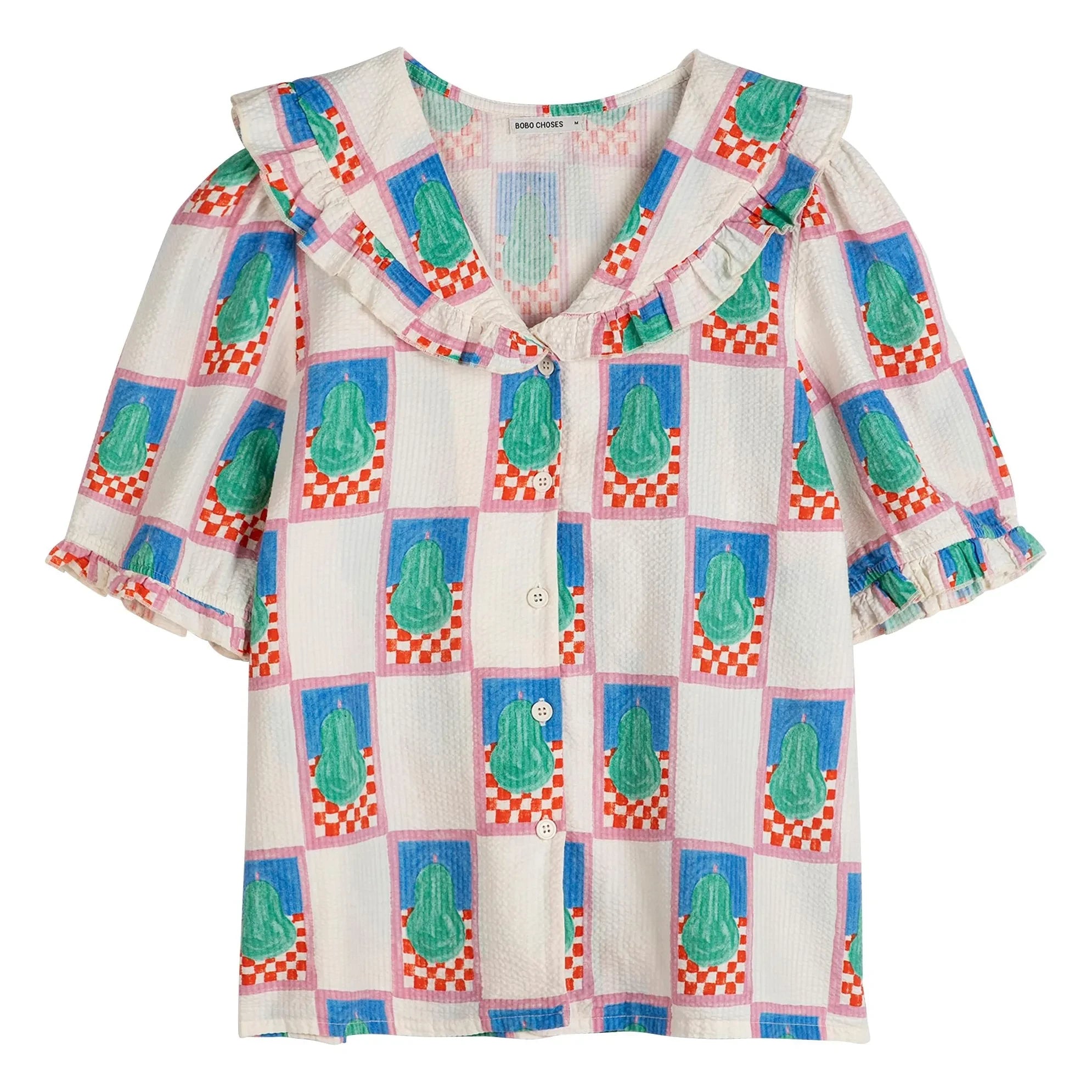 Bobo Choses - Perlbaumwollhemd | Creme