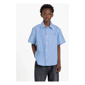Finger in the nose - Rogue Gestreiftes Hemd | Blau