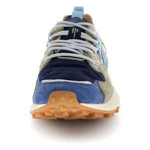 Flower Mountain - Yamano 3 Wildleder- und Nylon-Sneaker | Nachtblau