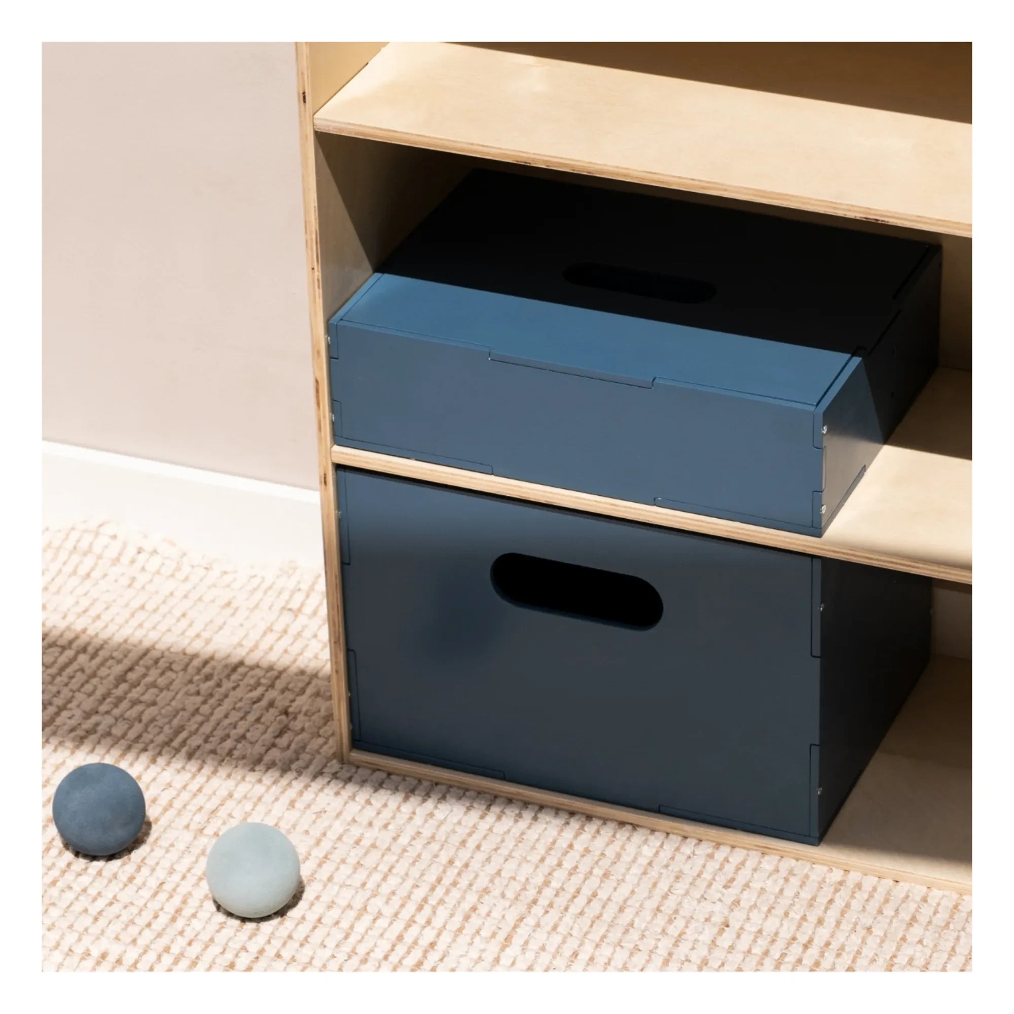 Nofred - Aufbewahrungsbox aus Holz | Blau