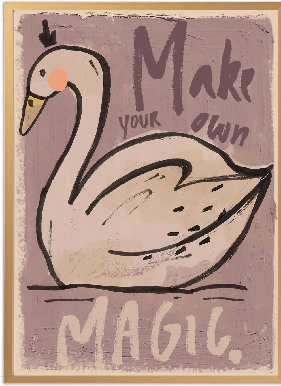 Studio Loco - Swan Großes Poster