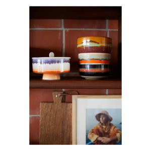 HKliving - Steingut Schüssel | Orange