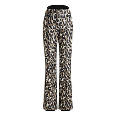 Fusalp - Elancia Leopard Spindle Skihose | Hellbraun