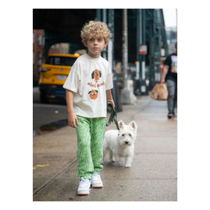Mini Rodini - Doggies Bio-Baumwoll-T-Shirt | Weiß