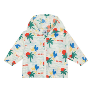 Petit Bateau – Bel Eté Windbreaker aus recycelter Faser | Ecru