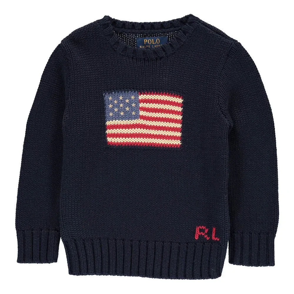 Ralph Lauren - Flaggen-Pullover | Marineblau