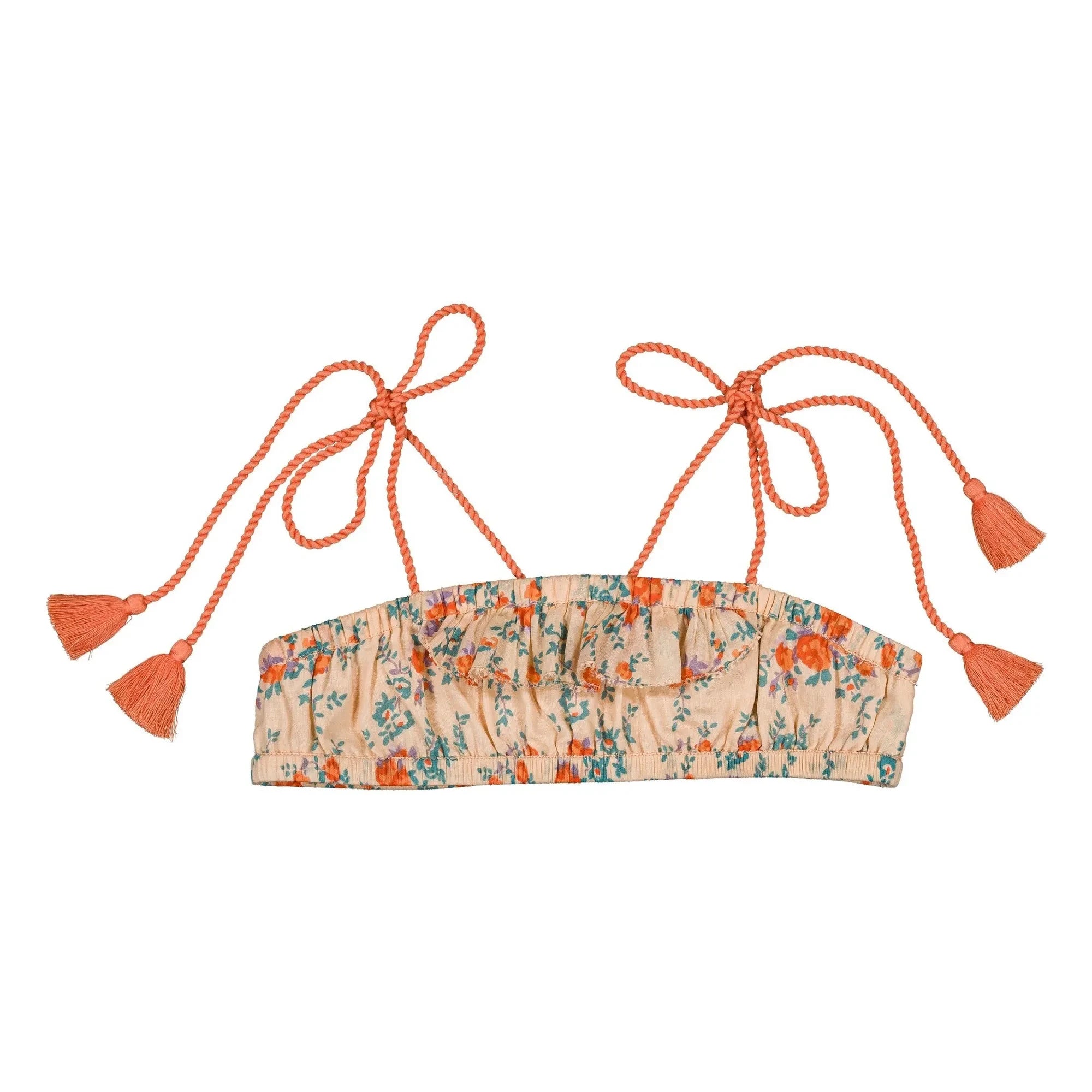 Louis Louise - Vague Fleuri 2-teiliger Badeanzug | Beige Rosa