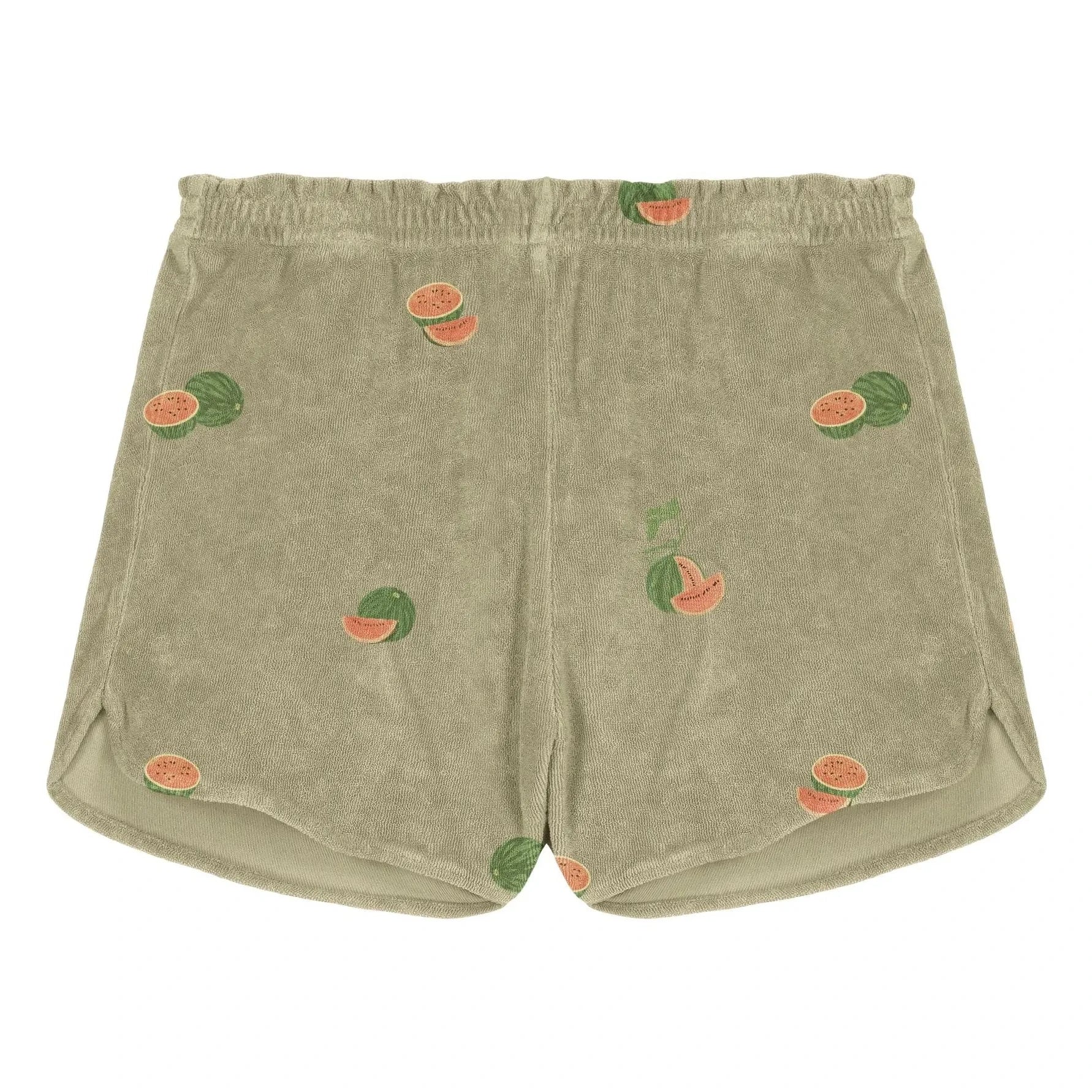 Studio Bohème - Georgy Karpuz Bio-Baumwoll-Frottee-Shorts | Khaki