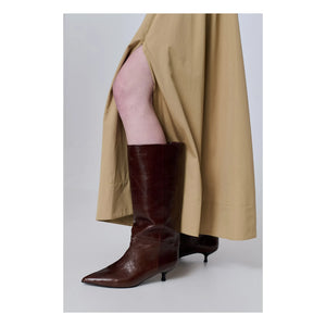 Augusta - Sydney Vernis Stiefel | Schokoladenbraun