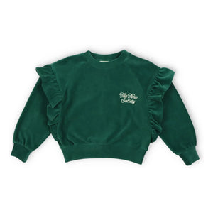 the new society - Odense Samt Sweatshirt Bio | Grün