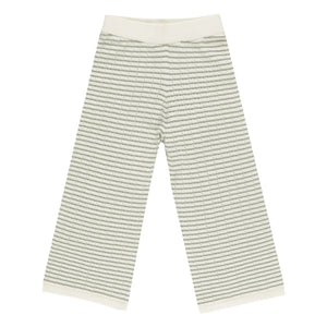 Rylee + Cru - Gestreifte Hose | Elfenbein