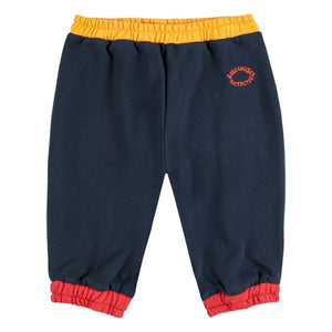 Bobo Choses - Jogginghose aus Bio-Baumwolle mit Farbblock-Design | Marineblau