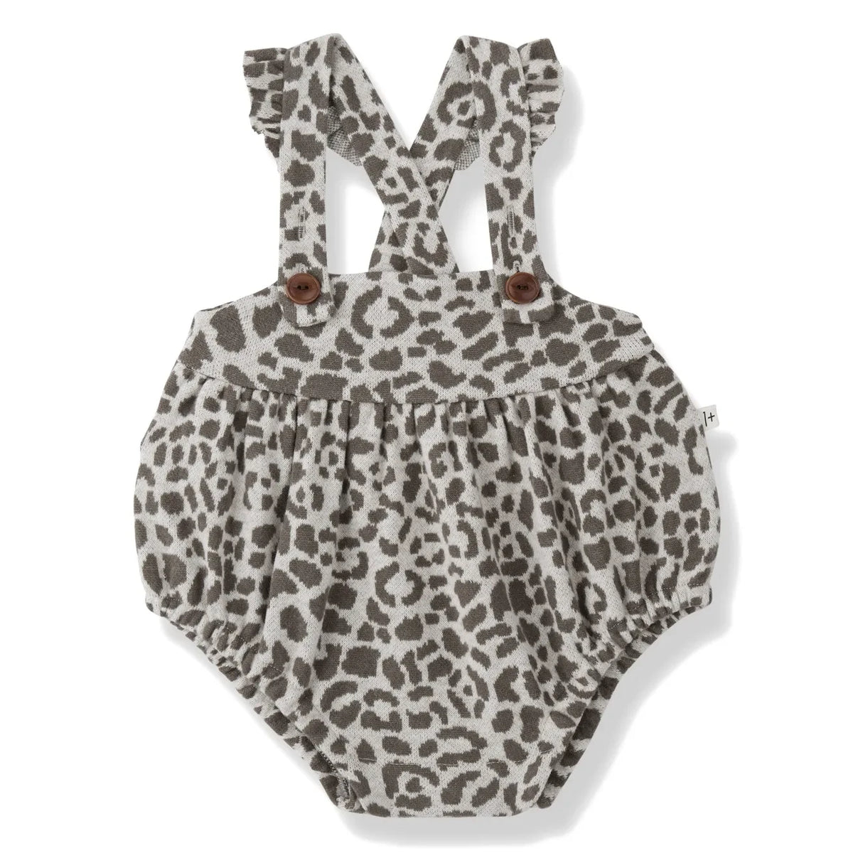 1+ in the family - Siena Leopar Kürklü Tulum | Koyu kahverengi